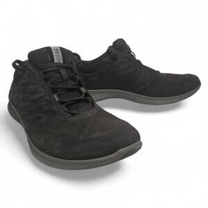 Ecco Sport Exceed Sneaker Size 43 Mens US 9/9.5 Lace Up Brown Yak Leather Casual